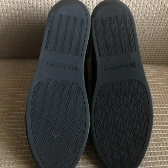 Balenciaga Men's Black Arena Leather Boots.